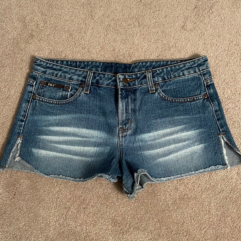 Lei Jean Shorts Size 13 Wisker Wash